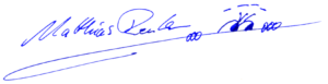 Unterschrift Matthias Reuter